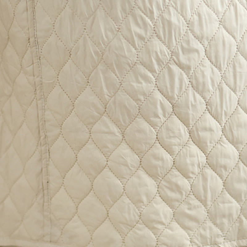 Jupe droite en coton uni à taille élastique et poches pour femme Motif Buddha Stones - image 14