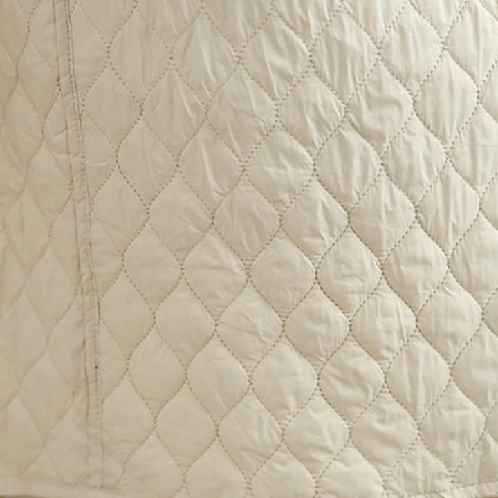 Jupe droite en coton uni à taille élastique et poches pour femme Motif Buddha Stones - image 14