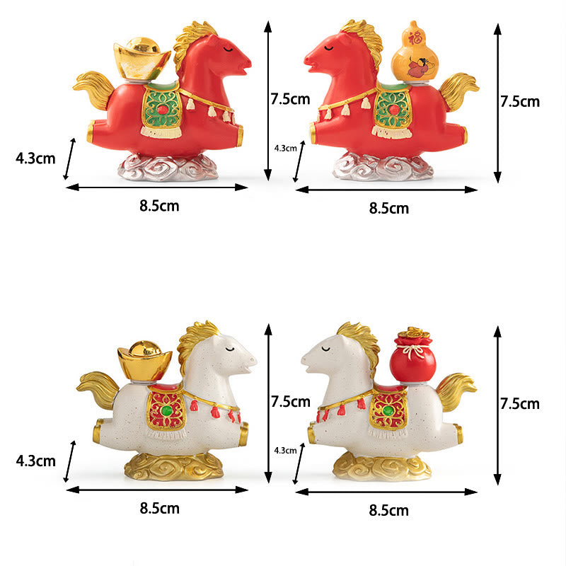 Buddha Stones, zodiaque chinois, année du cheval, caractère Fu, prospérité, décoration de la maison - image 26
