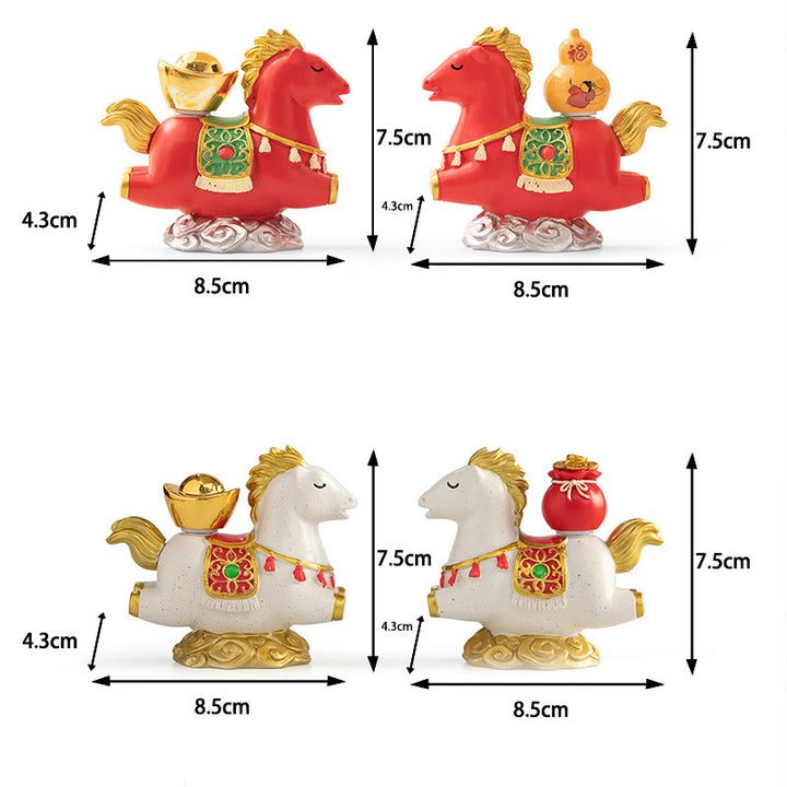 Buddha Stones, zodiaque chinois, année du cheval, caractère Fu, prospérité, décoration de la maison - image 26