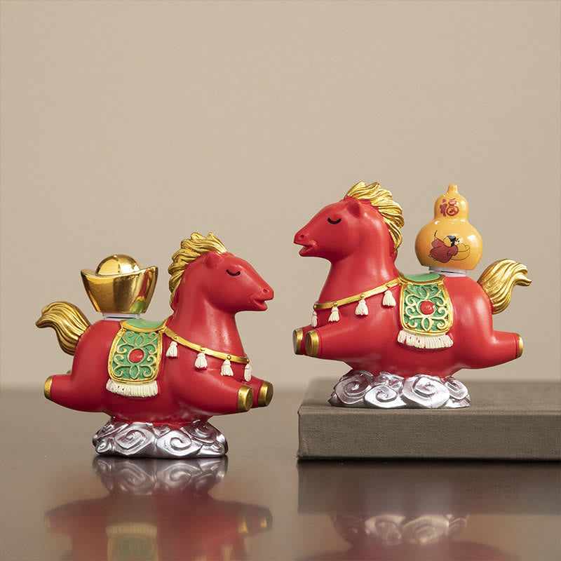 Buddha Stones, zodiaque chinois, année du cheval, caractère Fu, prospérité, décoration de la maison - image 21