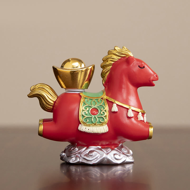 Buddha Stones, zodiaque chinois, année du cheval, caractère Fu, prospérité, décoration de la maison - image 10