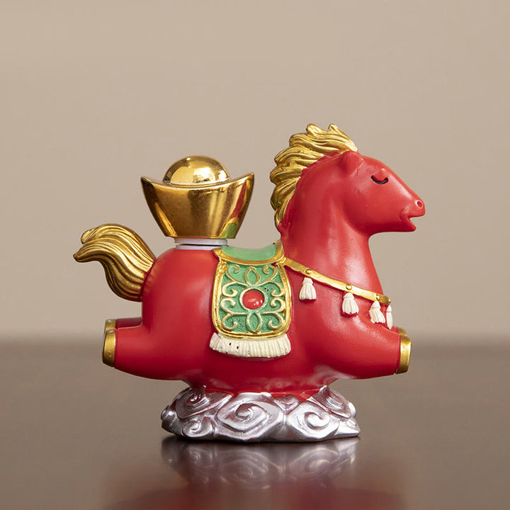 Buddha Stones, zodiaque chinois, année du cheval, caractère Fu, prospérité, décoration de la maison - image 10
