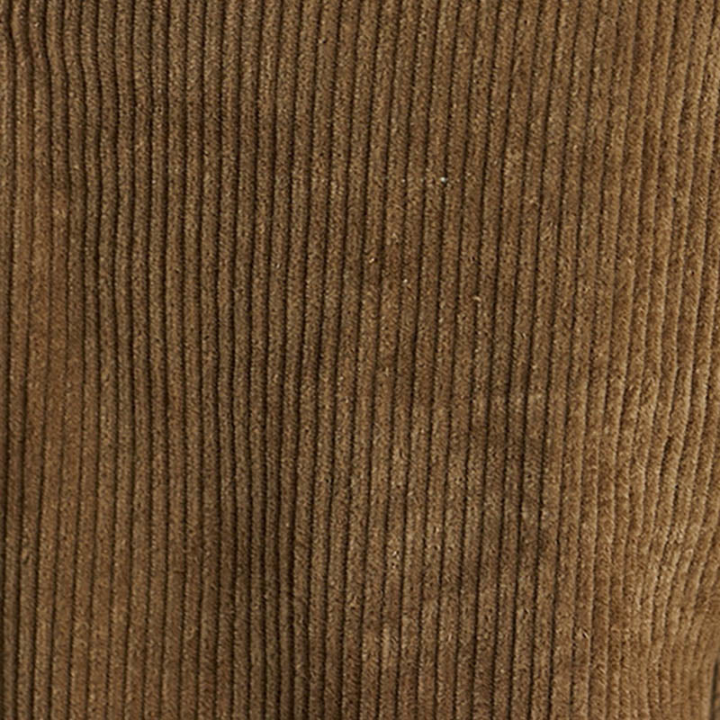 Pantalon large en velours côtelé uni avec fermeture éclair latérale et poches pour femme Buddha Stones, longueur 7-8 - image 10