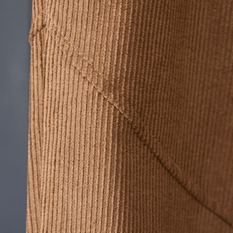 Pantalon sarouel en velours côtelé de coton épais pour femme, motif Buddha Stones Peru, avec poches - image 6