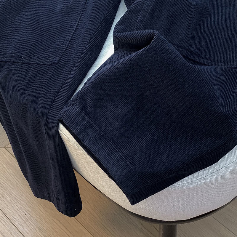 Pantalon sarouel en velours côtelé de coton à cordon de serrage et poches pour femme Buddha Stones - image 5