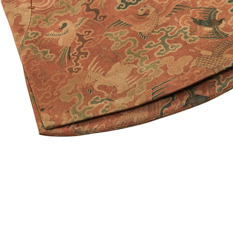 Veste homme manches longues motif Phoenix Auspicious Clouds 100 % Buddha Stones de mûrier 30 momme - image 9