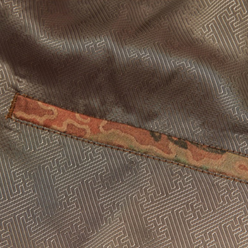 Veste homme manches longues motif Phoenix Auspicious Clouds 100 % Buddha Stones de mûrier 30 momme - image 12