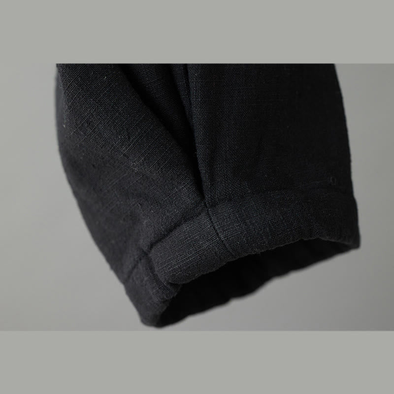 Pantalon d'hiver Buddha Stones en coton thermique doublé polaire pour femme, longueur cheville, avec poches - image 10