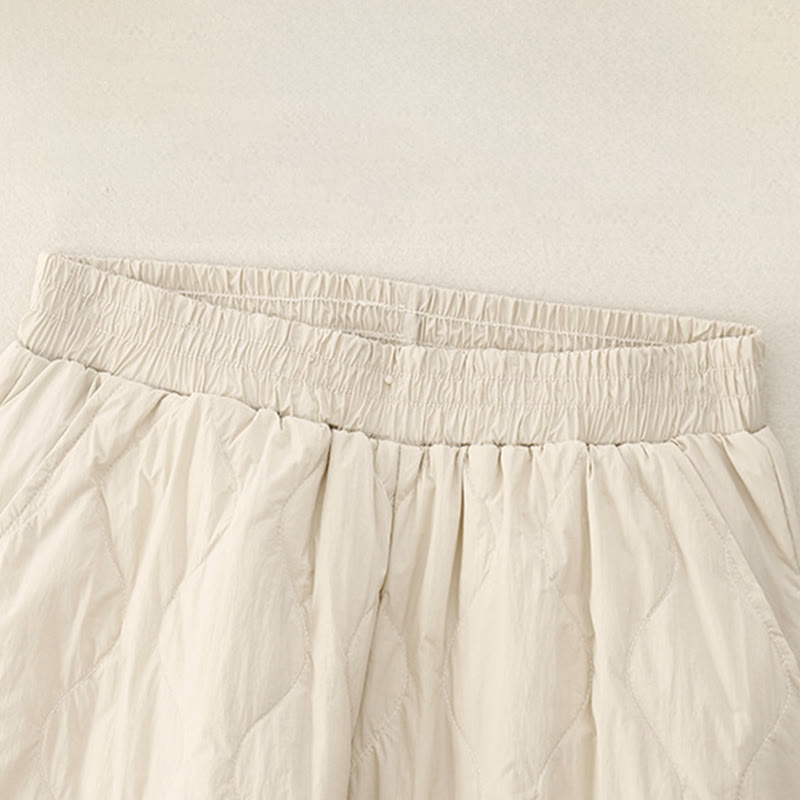 Pantalon thermique en coton uni avec poches pour femme, motif Buddha Stones , hiver - image 2