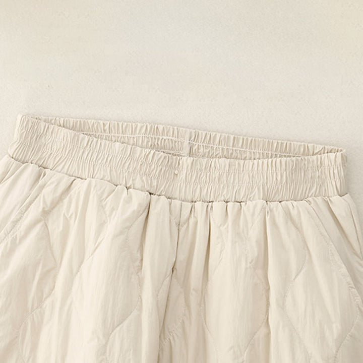 Pantalon thermique en coton uni avec poches pour femme, motif Buddha Stones , hiver - image 2