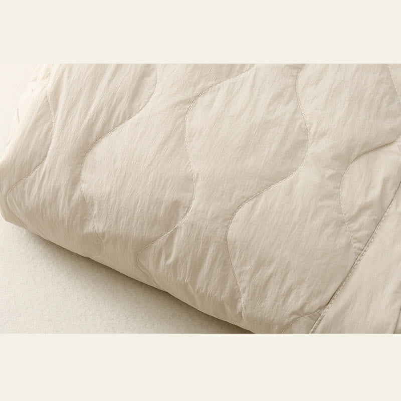 Pantalon thermique en coton uni avec poches pour femme, motif Buddha Stones , hiver - image 3