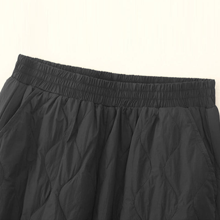 Pantalon thermique en coton uni avec poches pour femme, motif Buddha Stones , hiver - image 8