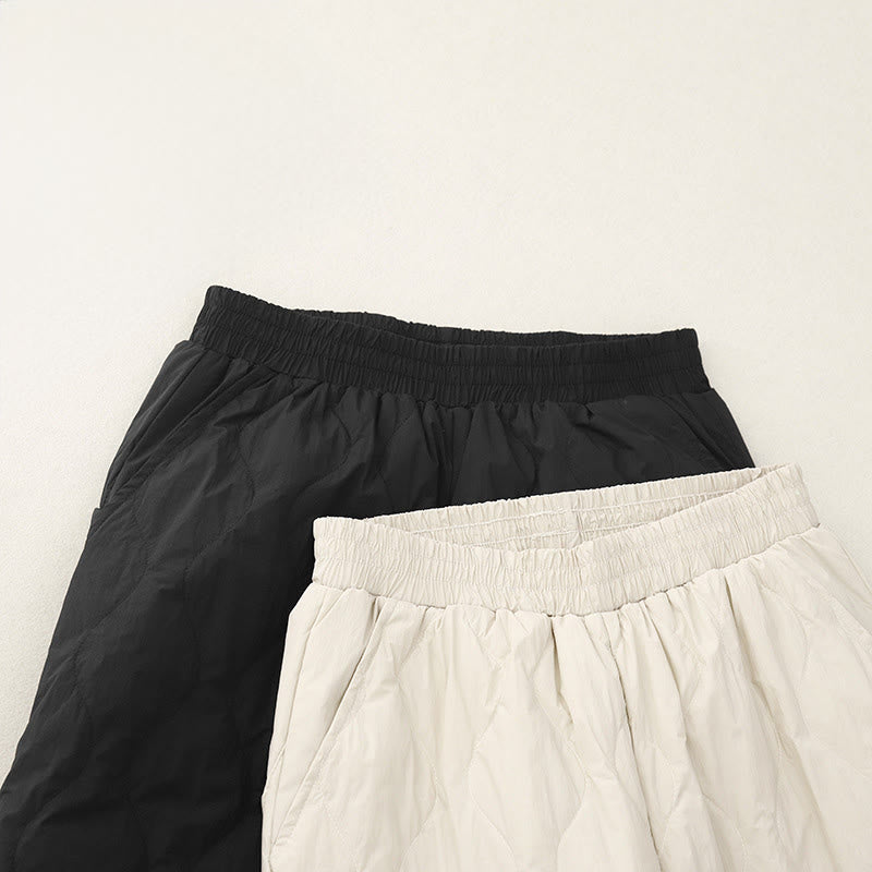 Pantalon thermique en coton uni avec poches pour femme, motif Buddha Stones , hiver - image 13