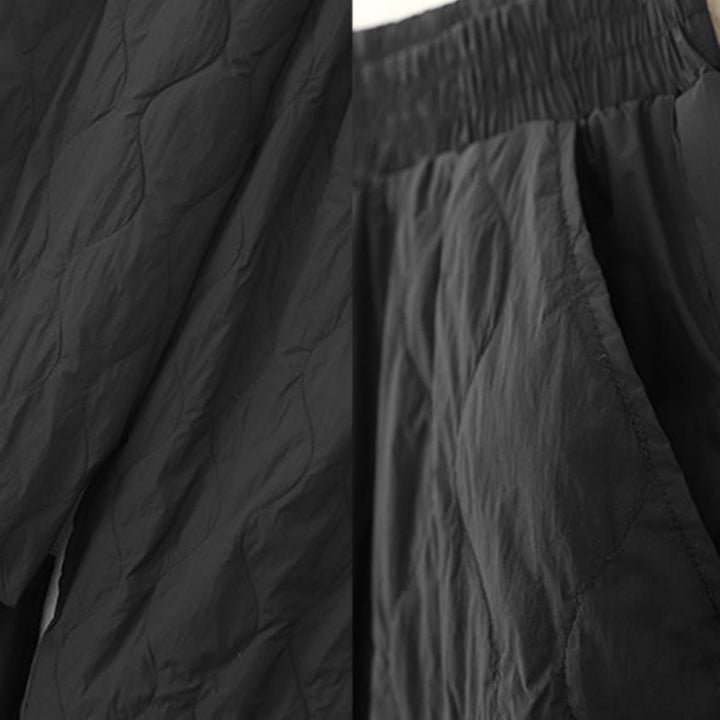 Pantalon thermique en coton uni avec poches pour femme, motif Buddha Stones , hiver - image 10