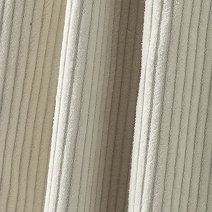 Pantalon Buddha Stones d'hiver en velours côtelé uni pour femme, taille haute, doublé polaire et poches - image 7