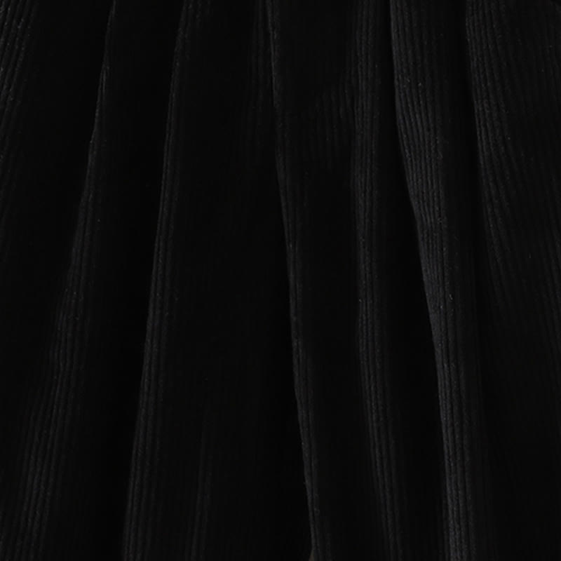 Pantalon Buddha Stones d'hiver en velours côtelé uni pour femme, taille haute, doublé polaire et poches - image 15