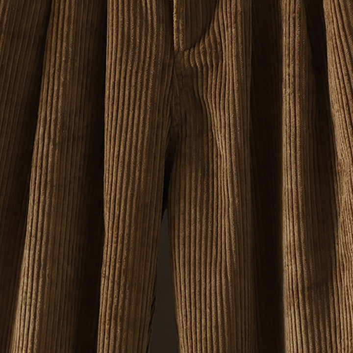 Pantalon Buddha Stones d'hiver en velours côtelé uni pour femme, taille haute, doublé polaire et poches - image 21