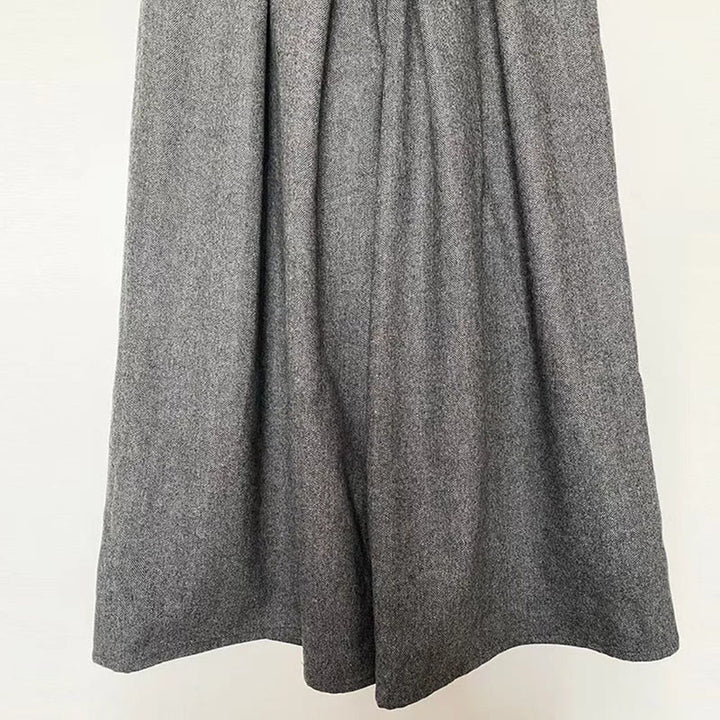 Pantalon large uni à taille élastique Buddha Stones pour femme, longueur 7-8, avec poches - image 23