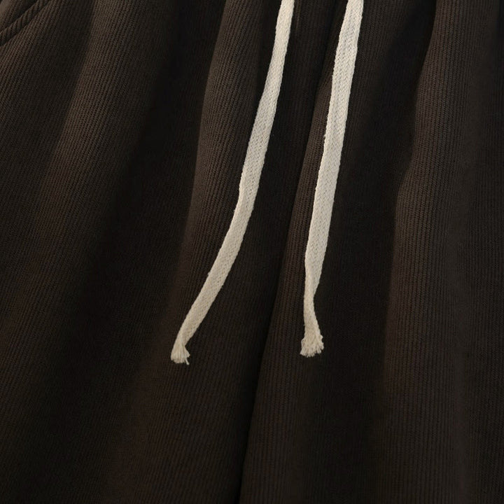 Pantalon large en velours côtelé de coton patchwork pour femme Buddha Stones, doublé polaire, avec poches - image 8