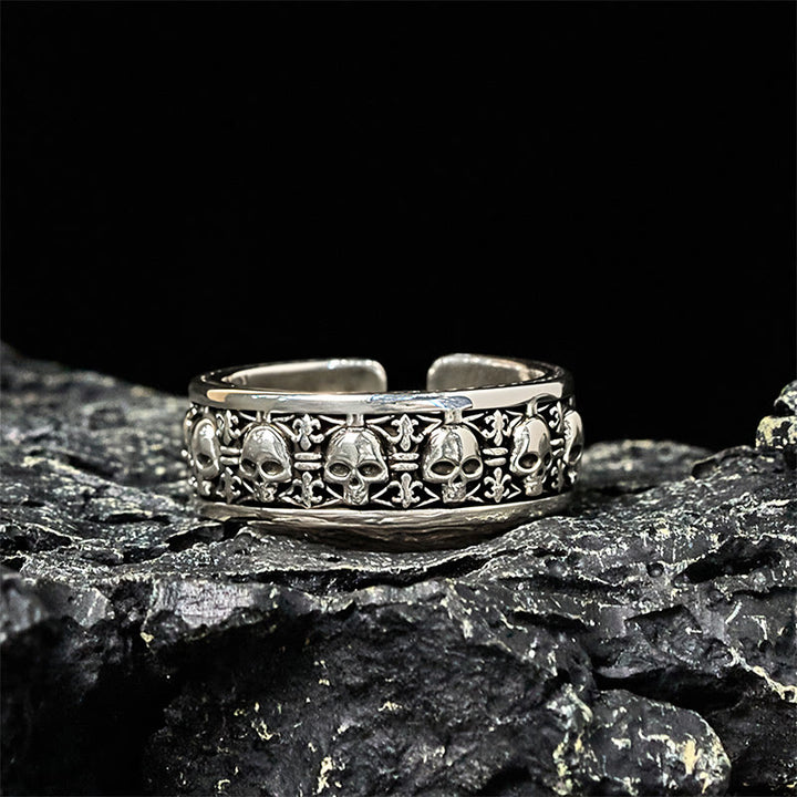 Bague en cuivre représentant un crâne du Seigneur de la forêt des cadavres, Buddha Stones , Nouveau départ - image 2