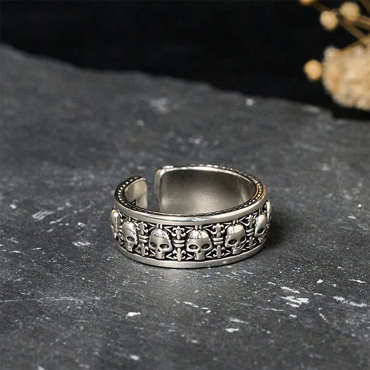 Bague en cuivre représentant un crâne du Seigneur de la forêt des cadavres, Buddha Stones , Nouveau départ - image 3