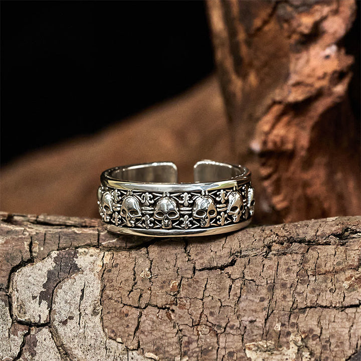 Bague en cuivre représentant un crâne du Seigneur de la forêt des cadavres, Buddha Stones , Nouveau départ - image 8