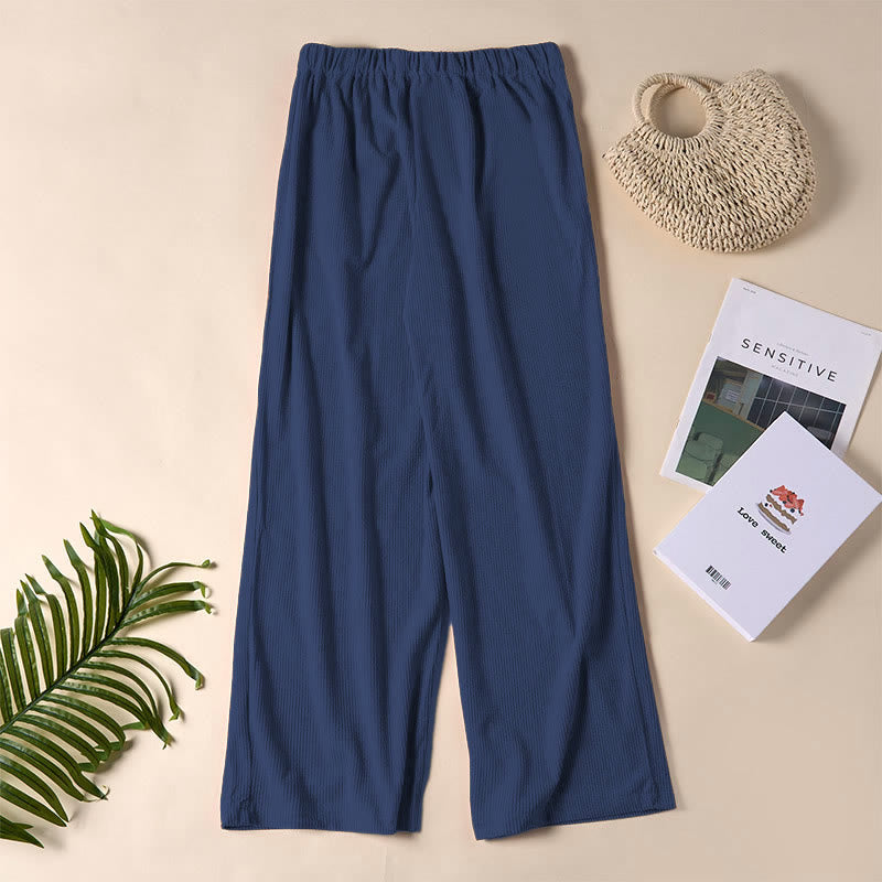 Pantalon droit décontracté en velours côtelé Buddha Stones pour femme avec poches - image 28