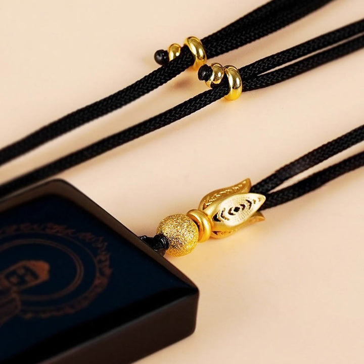 Collier pendentif en bois de santal , Buddha Stones, du zodiaque chinois et du caractère Fu du Bouddha natal, en laque. - image 25