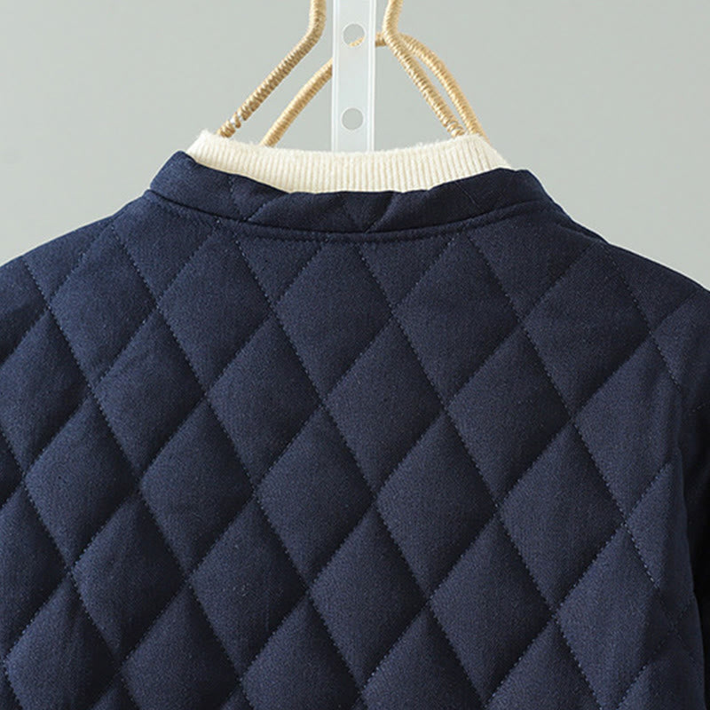 Veste à manches longues pour femme en coton épais, patchwork ethnique à boutons grenouille et Buddha Stones, avec poches - image 9