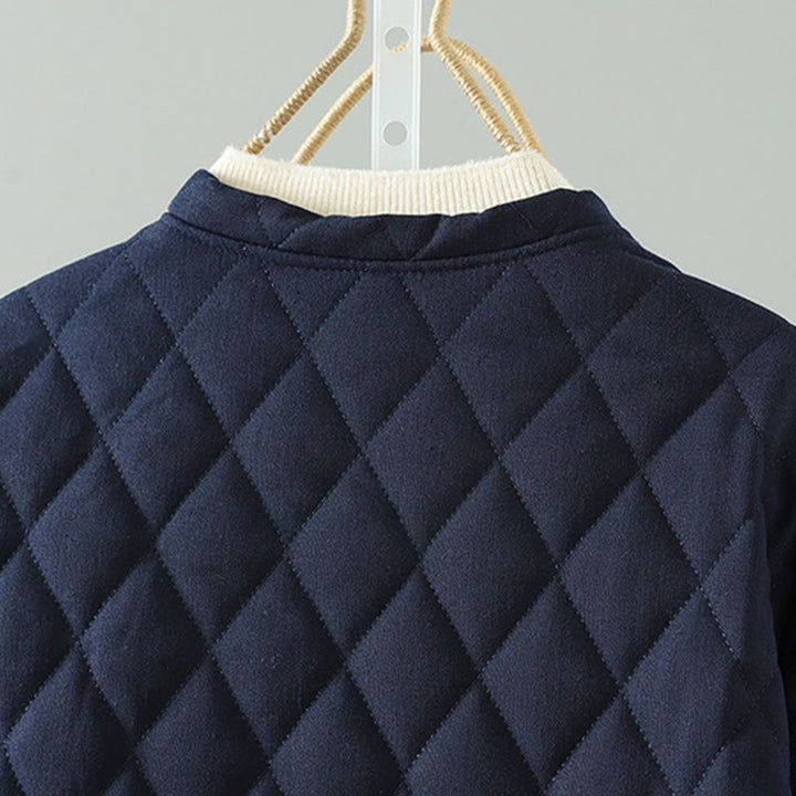 Veste à manches longues pour femme en coton épais, patchwork ethnique à boutons grenouille et Buddha Stones, avec poches - image 9