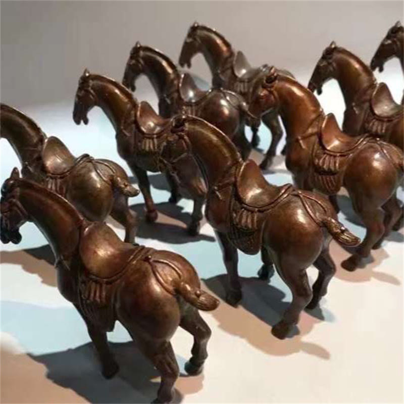 Buddha Stones , Année du Cheval, Décoration d'intérieur en alliage, 7,5 x 2,6 x 7 cm - image 6