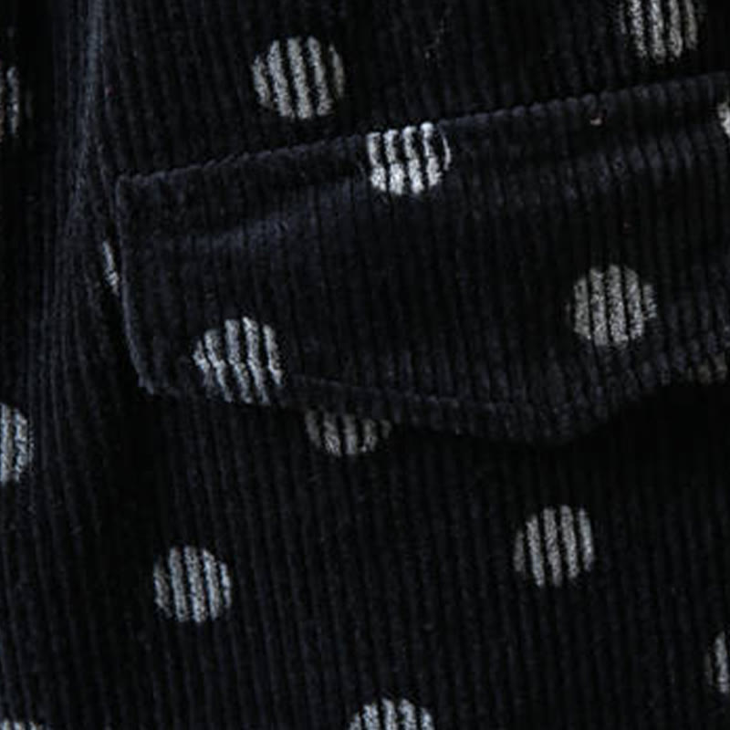 Pantalon sarouel en velours côtelé à pois avec poches pour femme Buddha Stones - image 15