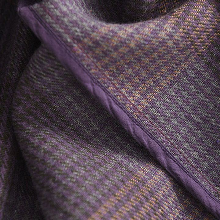 Jupe d'hiver thermique en coton à carreaux pour femme Buddha Stones, longueur 7-8, avec poches - image 10