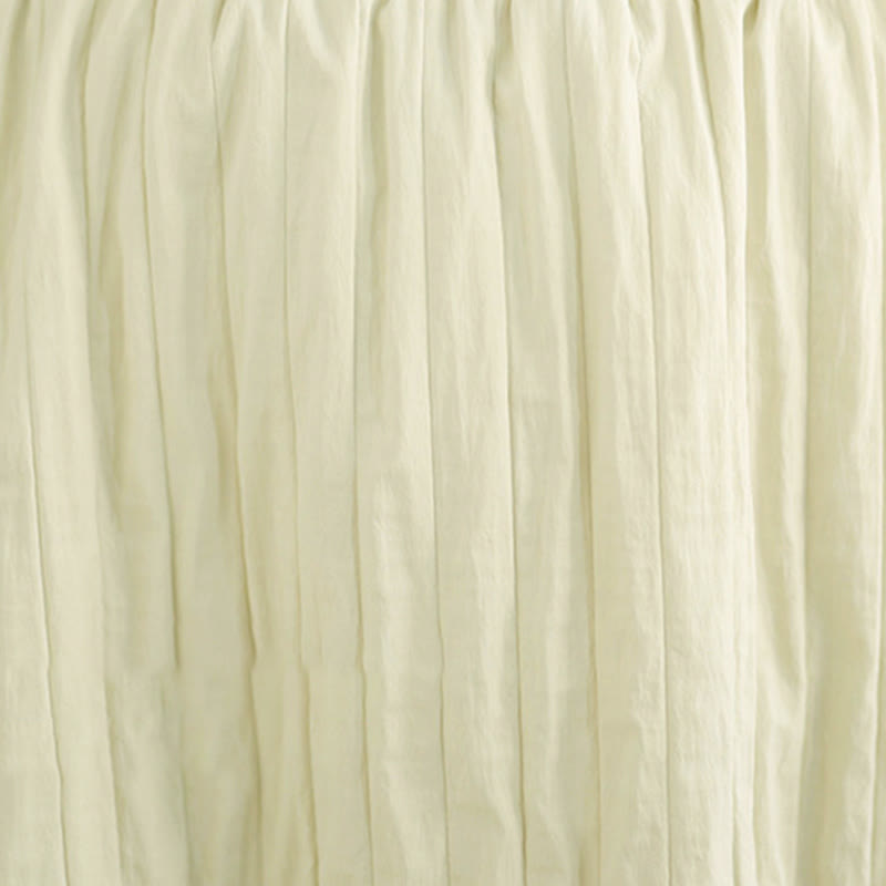 Jupe thermique à plis unis et taille élastique pour femme avec poches et motif Buddha Stones - image 17