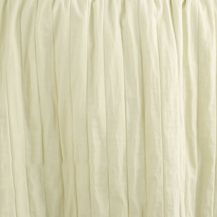 Jupe thermique à plis unis et taille élastique pour femme avec poches et motif Buddha Stones - image 17