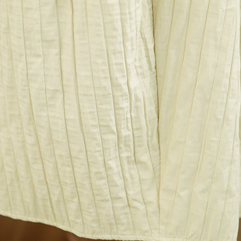 Jupe thermique à plis unis et taille élastique pour femme avec poches et motif Buddha Stones - image 18