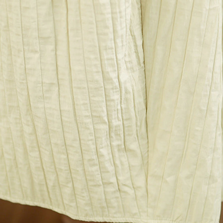 Jupe thermique à plis unis et taille élastique pour femme avec poches et motif Buddha Stones - image 18