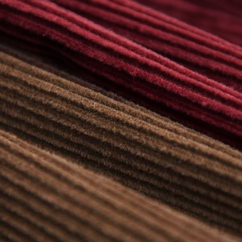 Pantalon en velours côtelé de coton doublé polaire thermique avec cordon de serrage et poches pour femme Buddha Stones - image 11