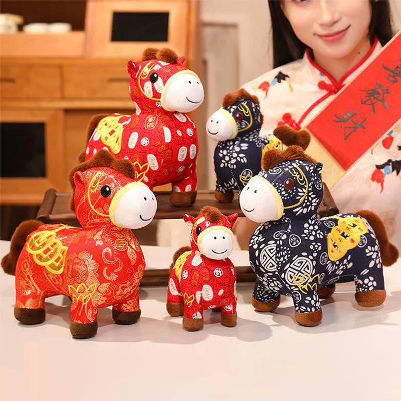 Buddha Stones, pièces de cuivre de l'année du Cheval, poupée en peluche, décoration intérieure - image 20