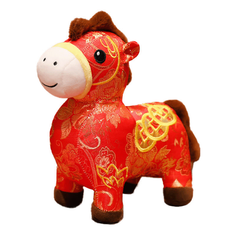 Buddha Stones, pièces de cuivre de l'année du Cheval, poupée en peluche, décoration intérieure - image 12