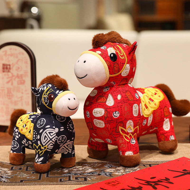 Buddha Stones, pièces de cuivre de l'année du Cheval, poupée en peluche, décoration intérieure - image 16