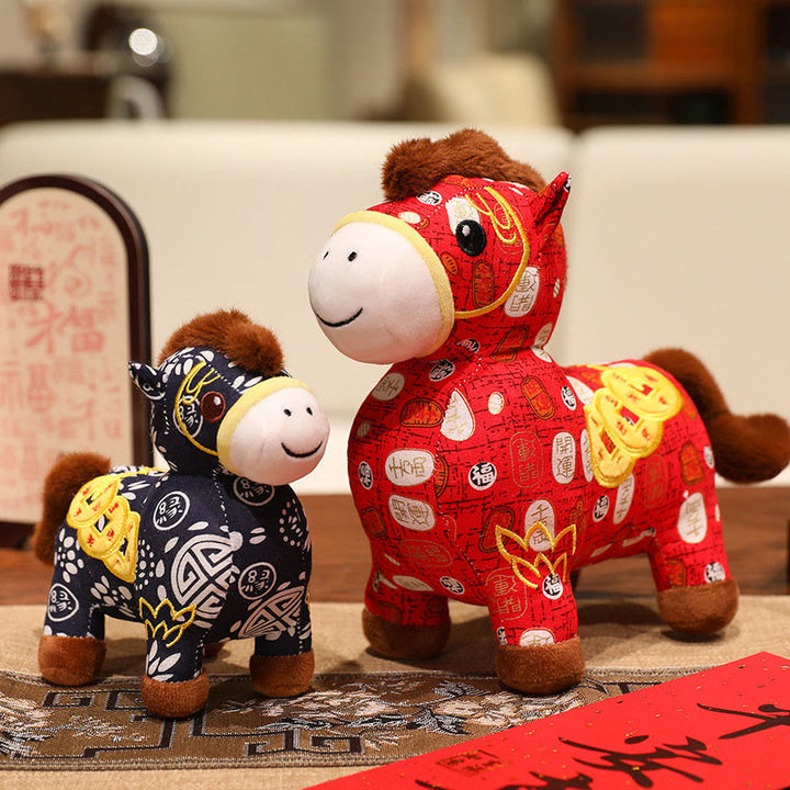 Buddha Stones, pièces de cuivre de l'année du Cheval, poupée en peluche, décoration intérieure - image 16
