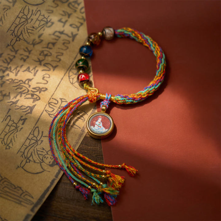 Bracelet en cinabre avec Buddha Stones, Thangka du zodiaque chinois, Bouddha natal et porte-bonheur - image 3