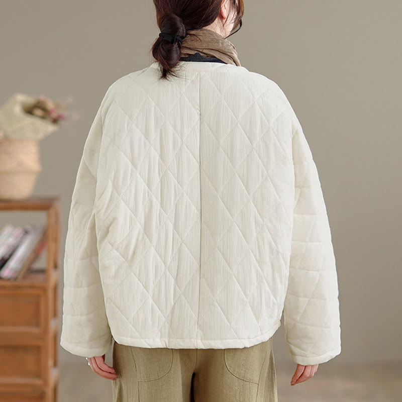 Veste Tai Chi Zen à manches longues et poches pour femme en coton uni Buddha Stones - image 19