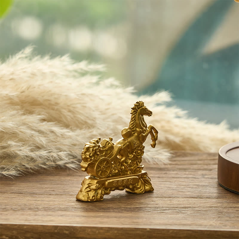 Buddha Stones « Devenez riche maintenant » Année du Cheval Lingot de chou Décoration d'intérieur - image 4