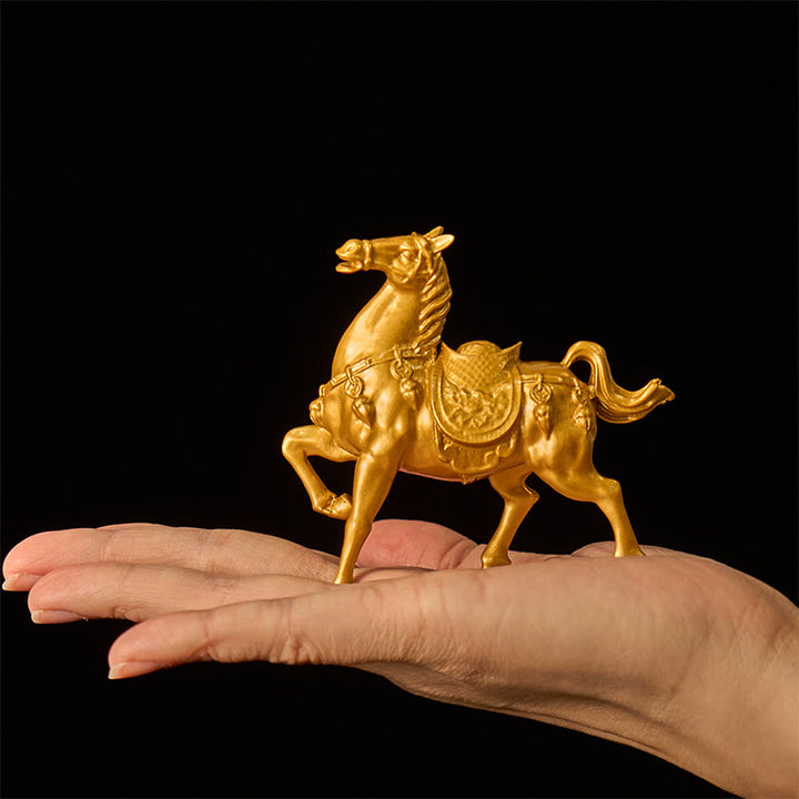Buddha Stones Année du Cheval Lingot Succès Alliage Décoration de la Maison - image 1