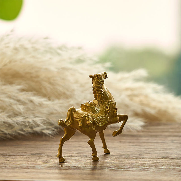 Buddha Stones Année du Cheval Lingot Succès Alliage Décoration de la Maison - image 4