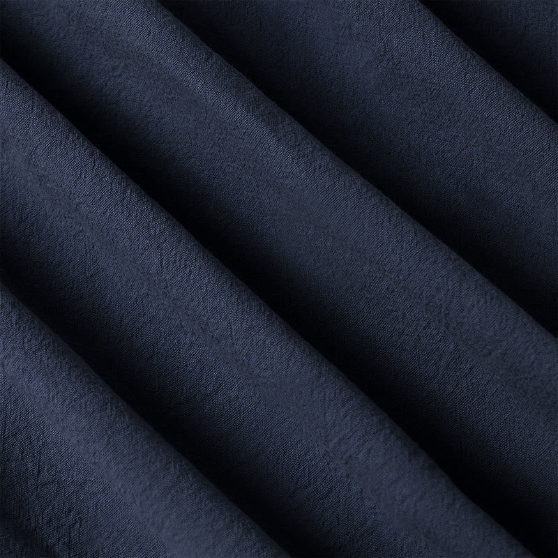 Chemise ethnique en coton à manches longues et col montant pour femme, avec poches et boutons grenouille, motif Buddha Stones - image 27