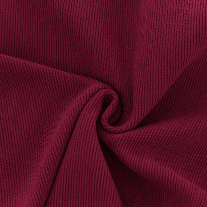 Pantalon large en velours côtelé de coton patchwork pour femme Buddha Stones, doublé polaire, avec poches - image 39